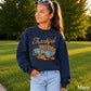 Thankful For A Savior Youth Crewneck Sweatshirt