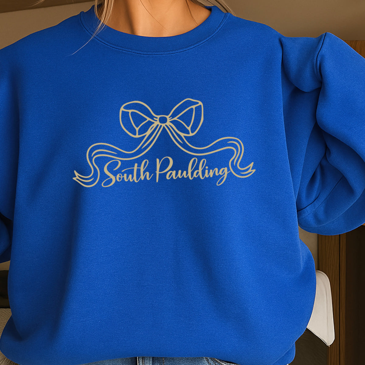 Spartans Coquette Bow Crewneck Sweatshirt
