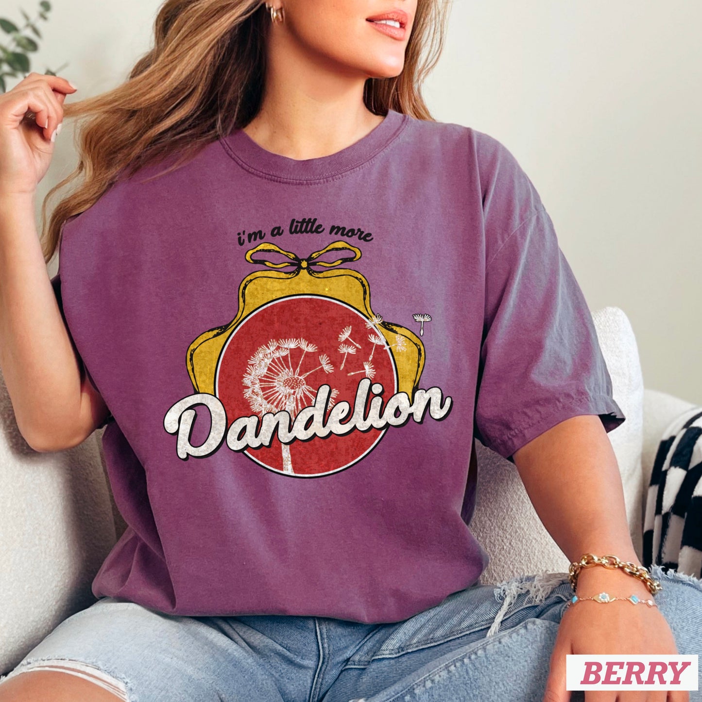 I’m A Little More Dandelion Comfort Color Graphic Tee