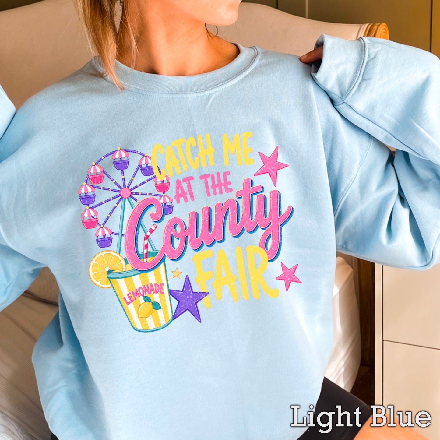 Catch Me At The County Fair Crewneck Sweatshirt