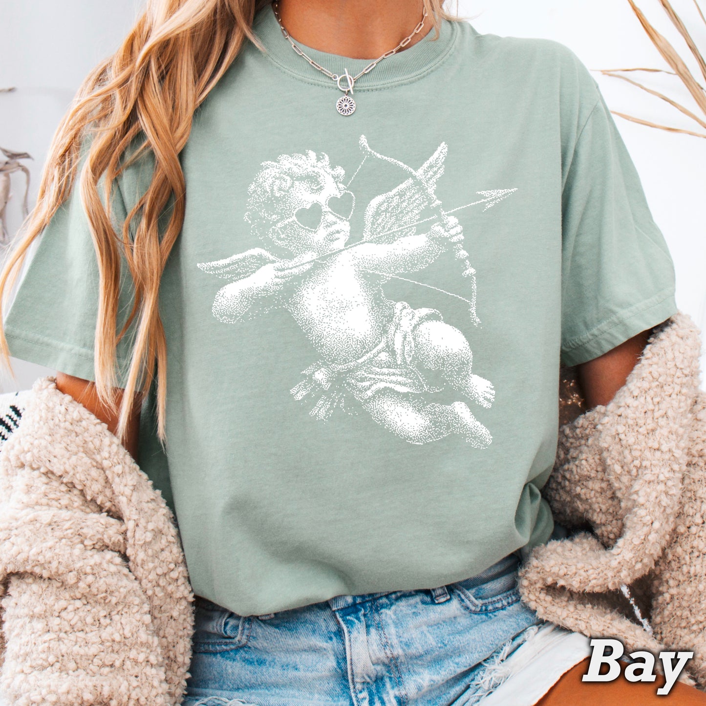 Halftone Valentine’s Day Comfort Color Graphic Tee