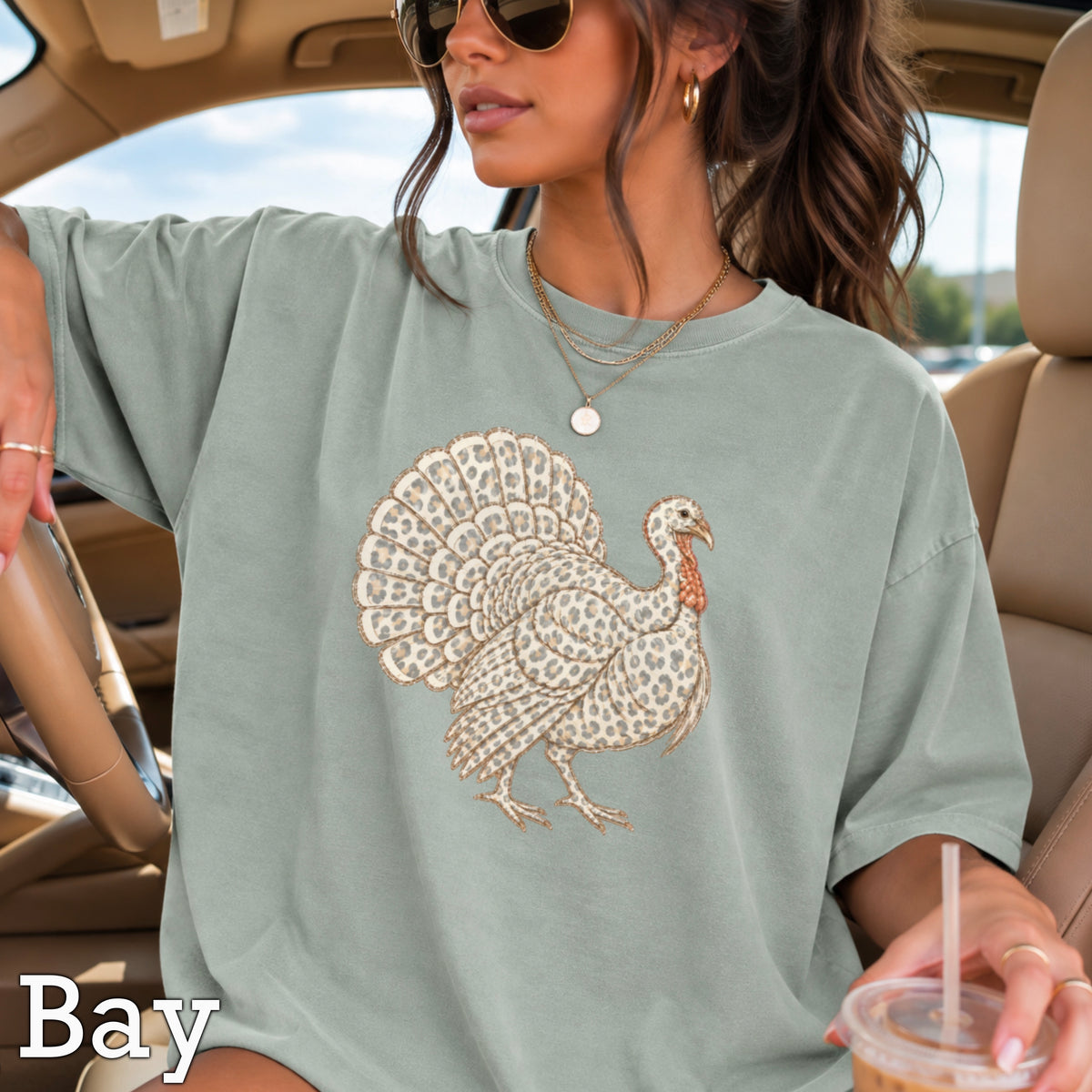 Turkey Thanksgiving Comfort Color Graphic Tee