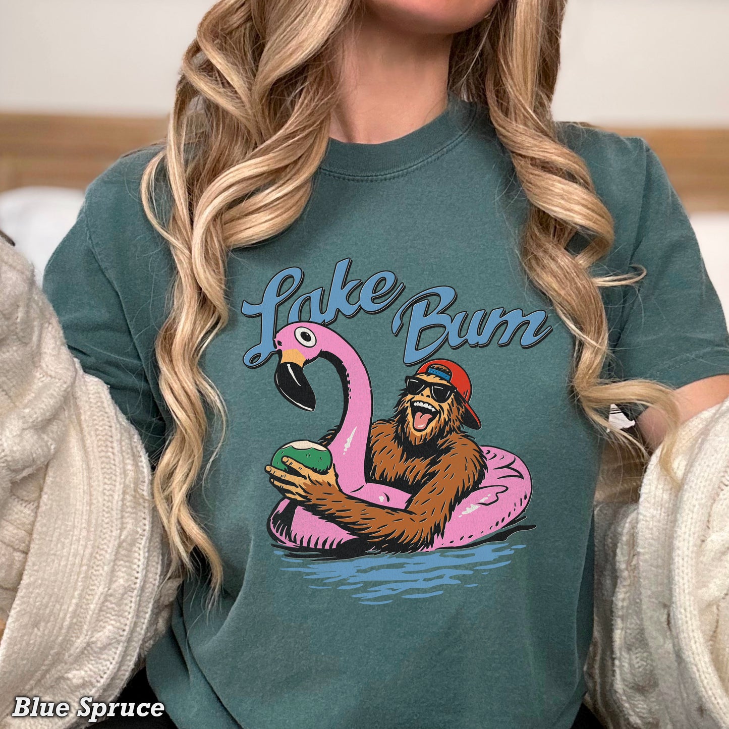 Lake Bum Comfort Color Graphic Tee