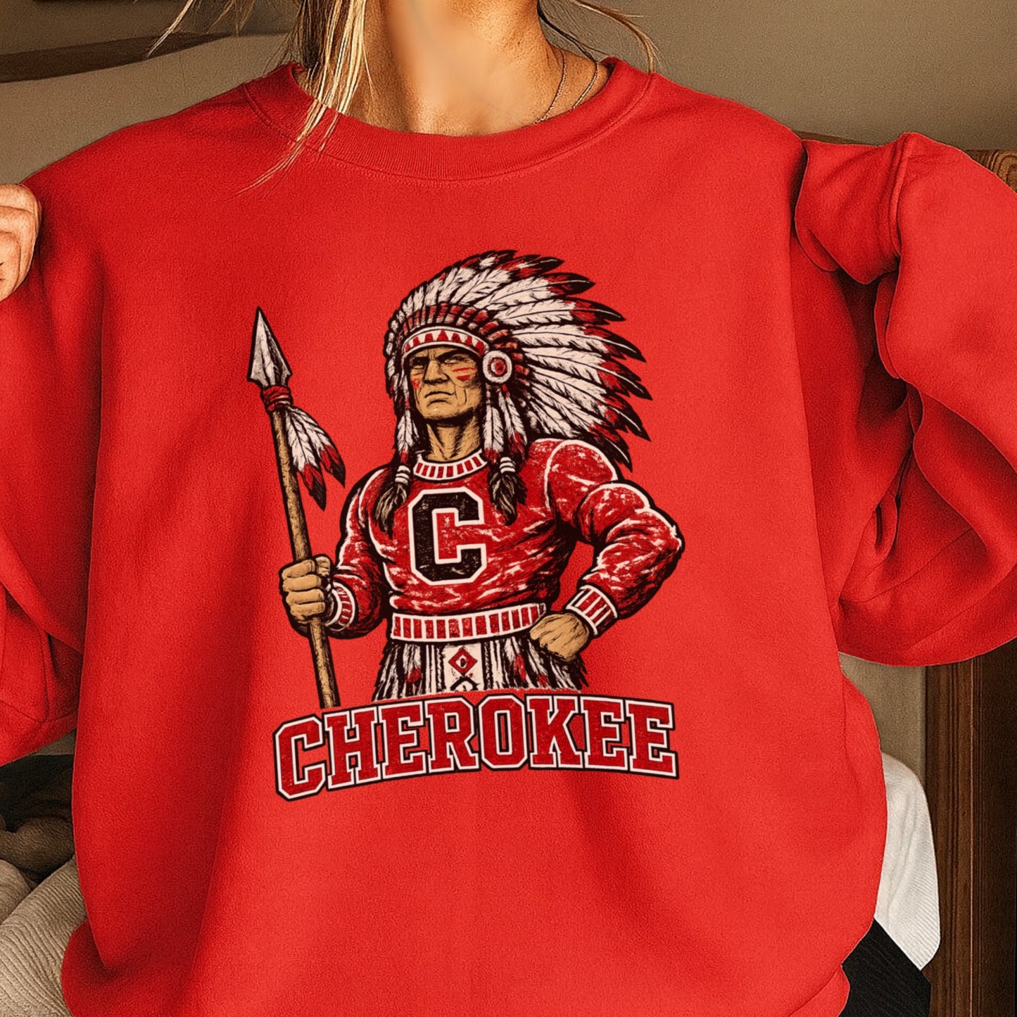 Cherokee Warriors Crewneck Sweatshirt