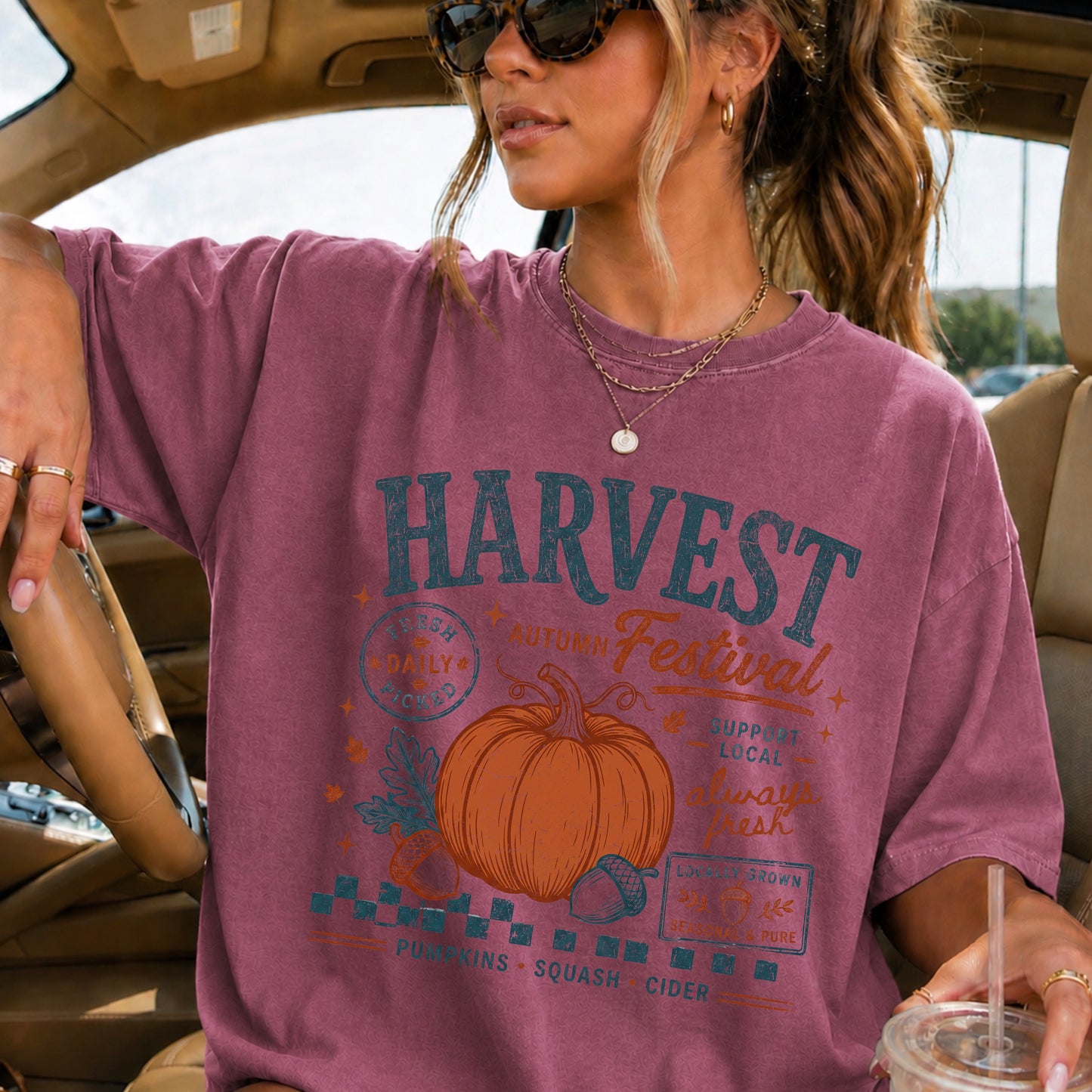 Harvest Festival Comfort Color Graphic Tee