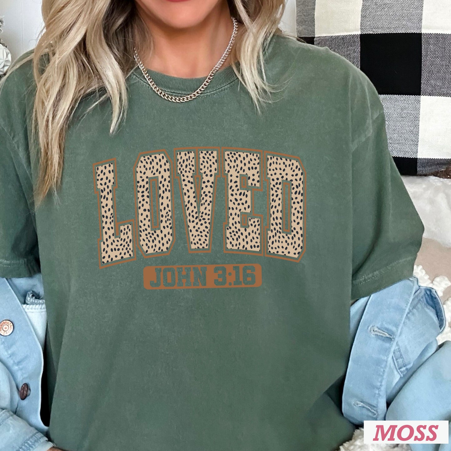 John 3:16 Valentine’s Day Comfort Color Graphic Tee