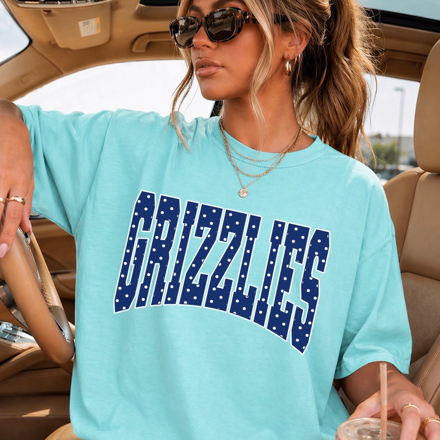 Grizzlies Comfort Color Graphic Tee