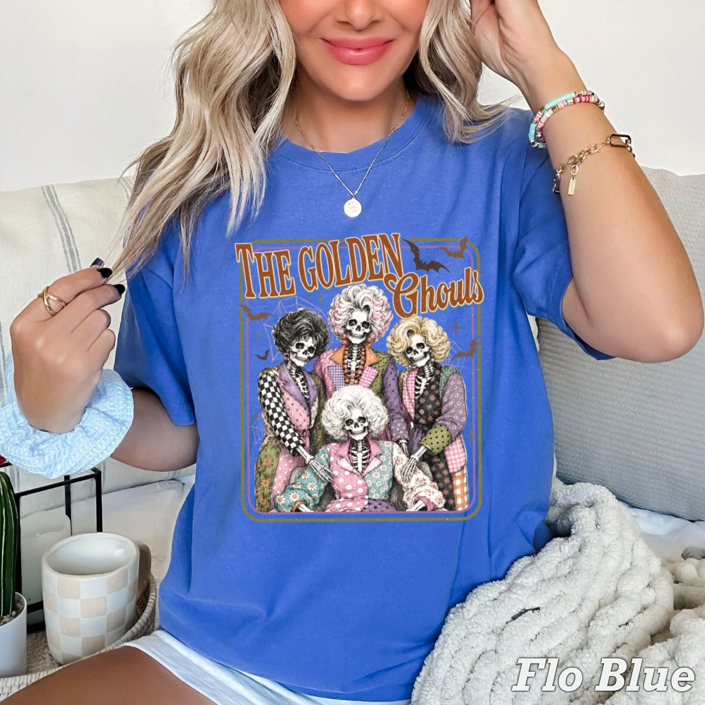 The Golden Ghouls Comfort Color Graphic Tee