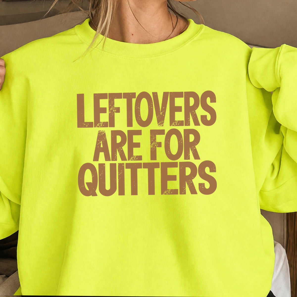 Leftovers Are For Quitters Thanksgiving DTF Transfer