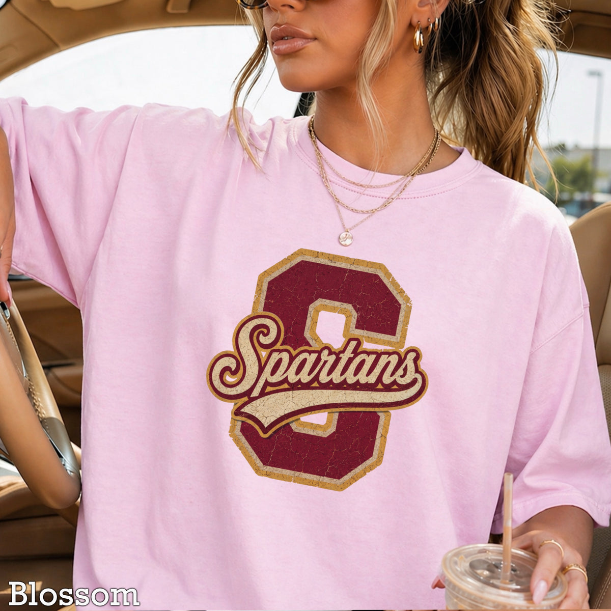 Spartans Comfort Color Graphic Tee