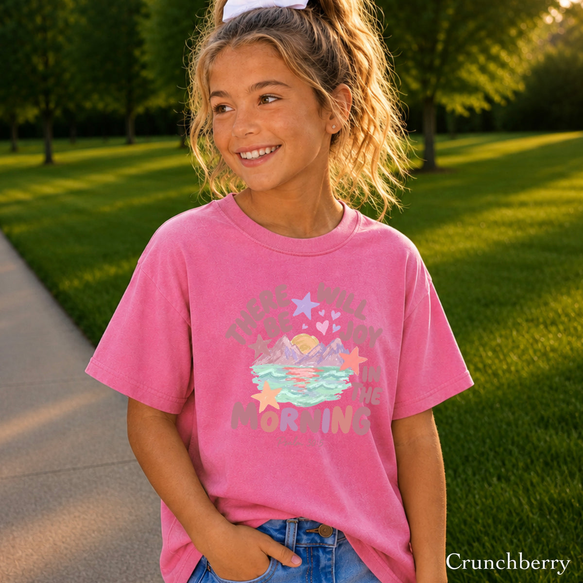 There Will Be Joy In The Morning Youth Comfort Color T-Shirt