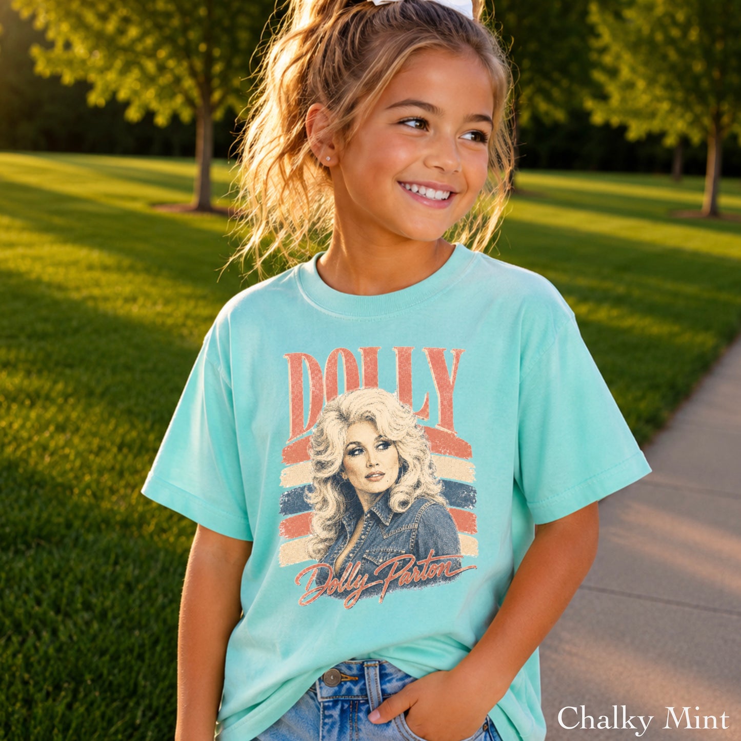 Retro Dolly Youth Comfort Color T-Shirt