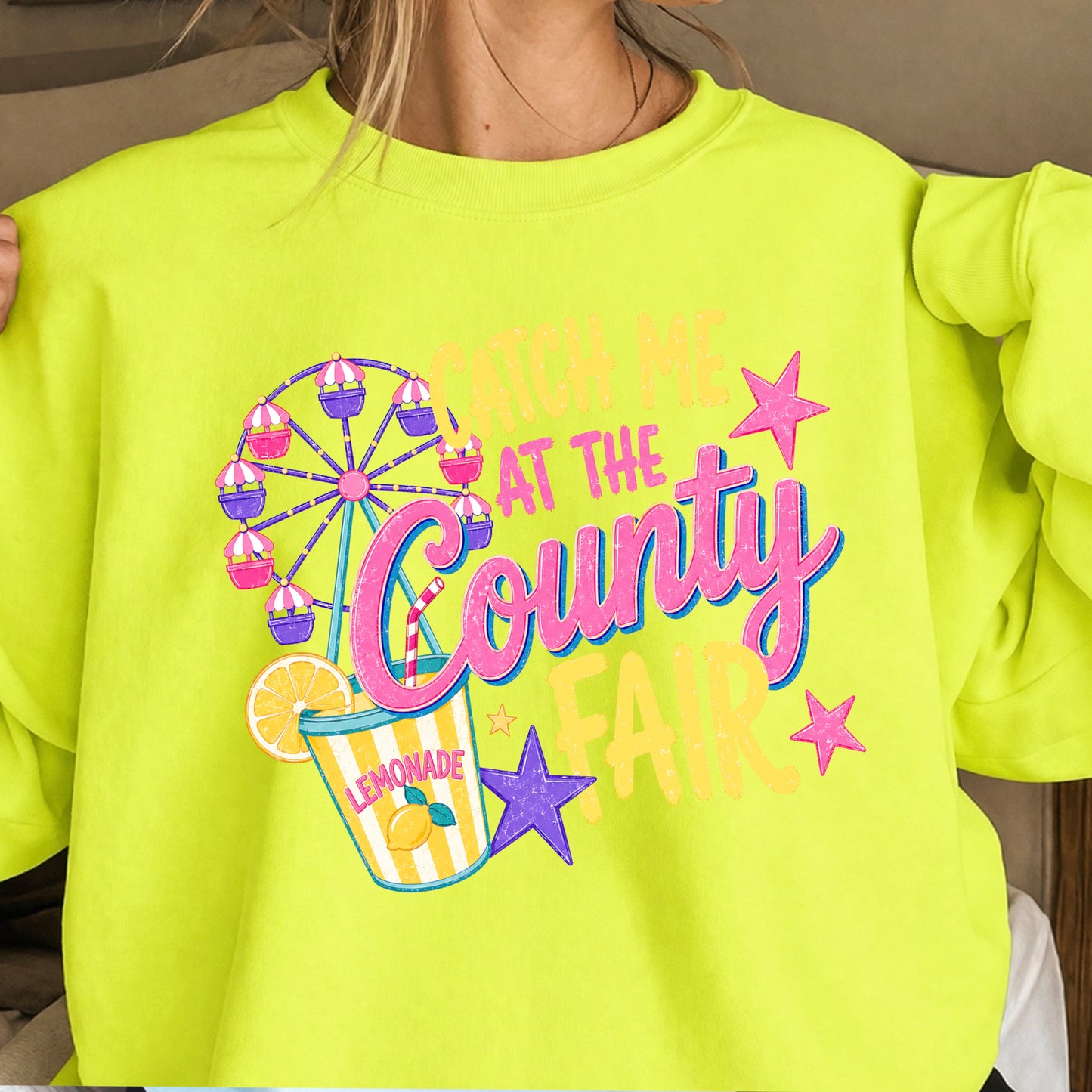 Catch Me At The County Fair Crewneck Sweatshirt