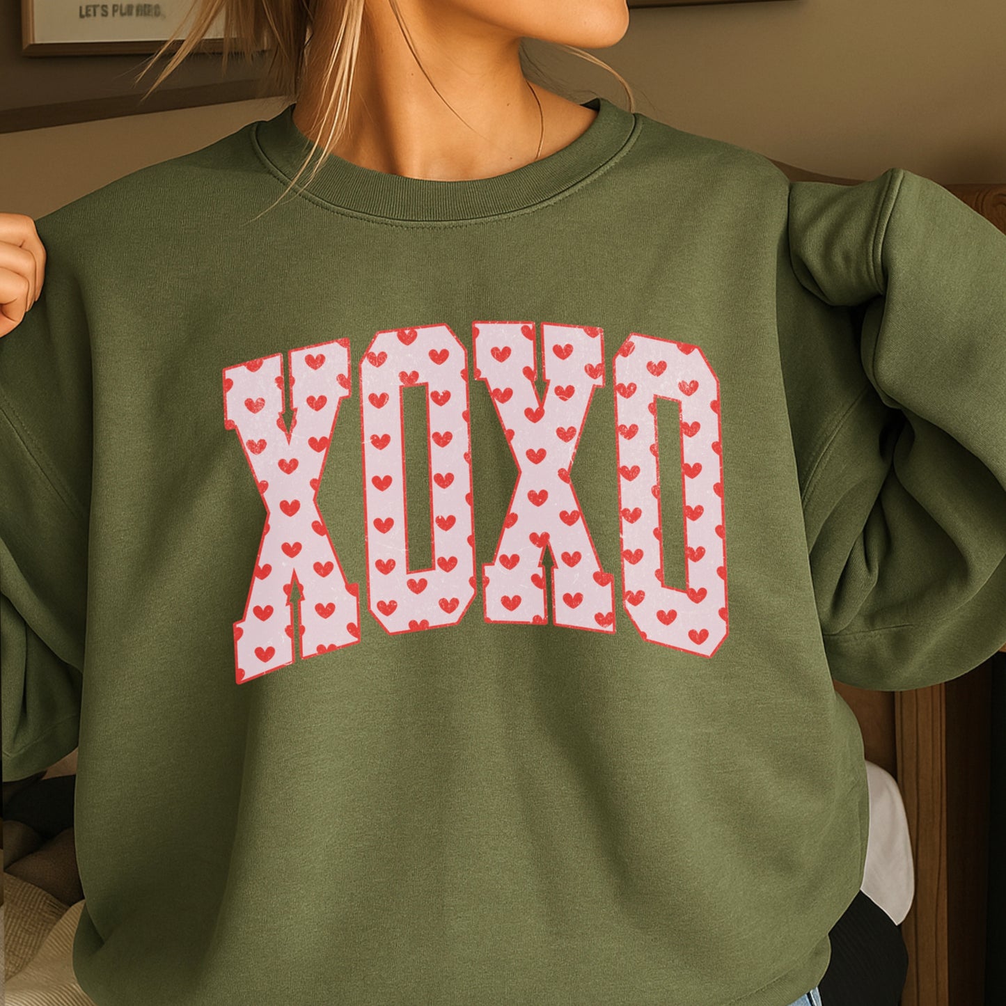 Xoxo Valentine’s Day Crewneck Sweatshirt
