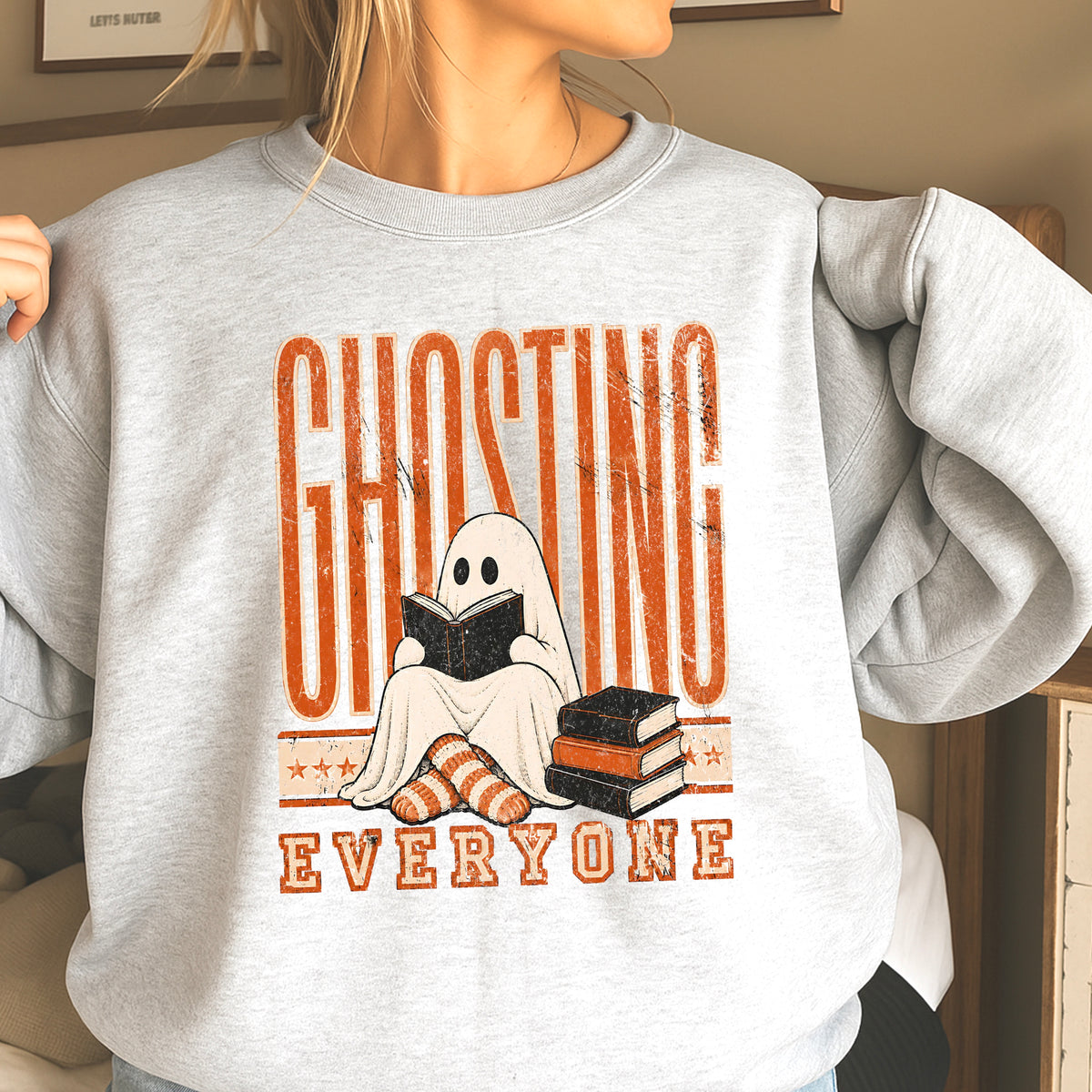 Ghosting Everyone Halloween Sweatshirt
