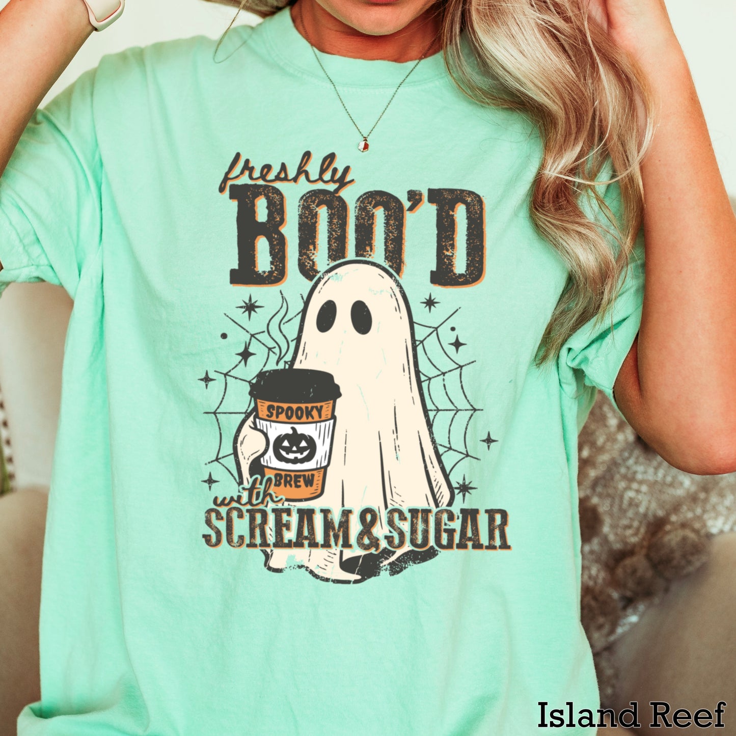 Freshly Boo’d Halloween Comfort Color Graphic Tee