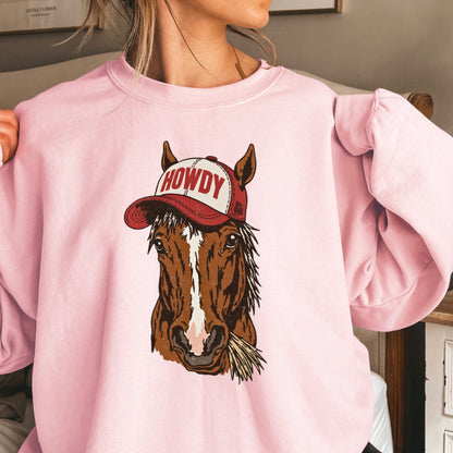 Howdy Horse Crewneck Sweatshirt