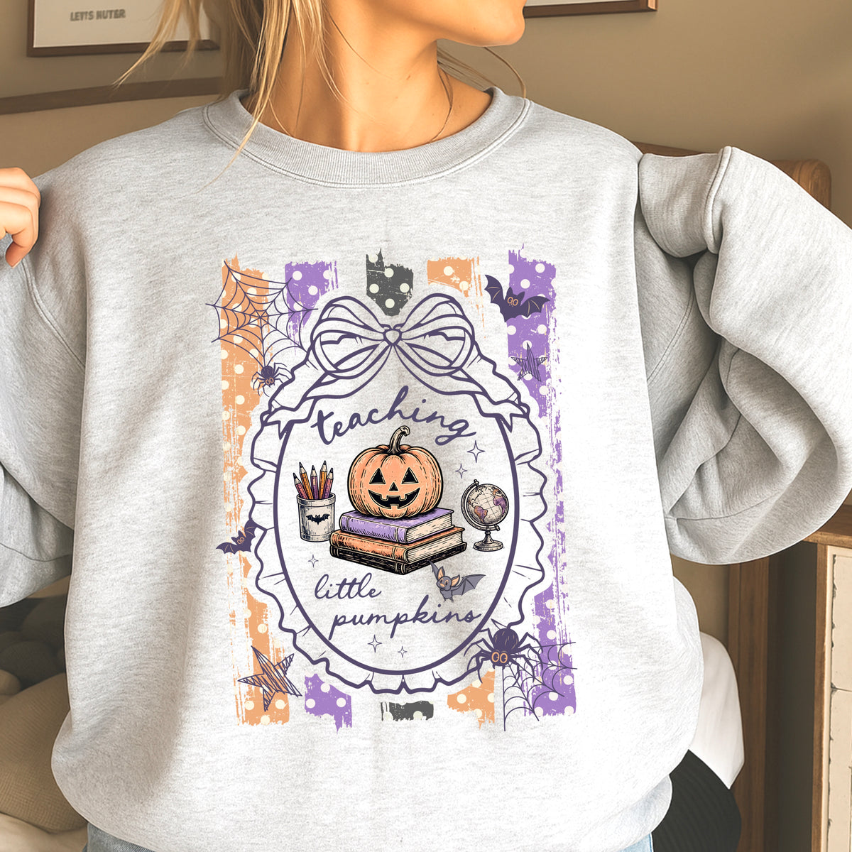 Teaching Little Pumpkins DTF Transfer