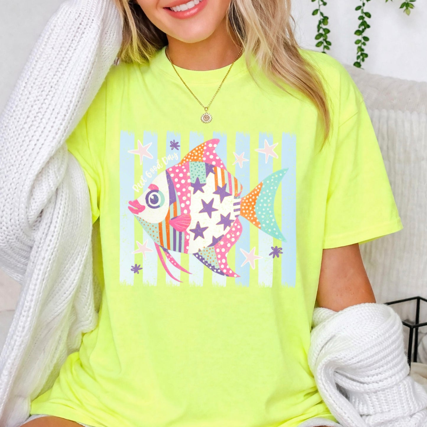 Reel Good Day Comfort Color Graphic Tee