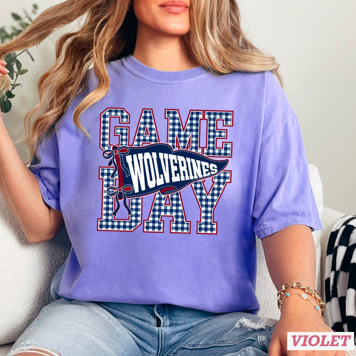 Wolverines Comfort Color Graphic Tee