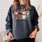 Meowy Christmas Graphic Crewneck Sweatshirt
