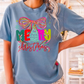 Merry Christmas Comfort Color Graphic Tee
