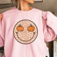 Leopard Face Pumpkin Crewneck Sweatshirt