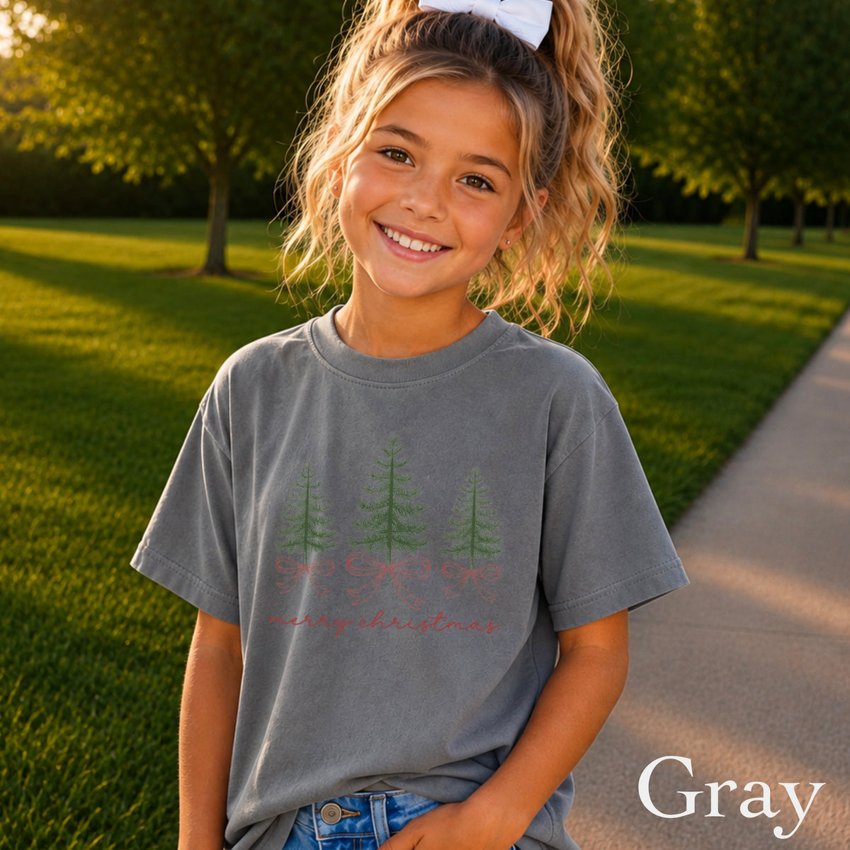 Merry Christmas Youth Comfort Color T-Shirt