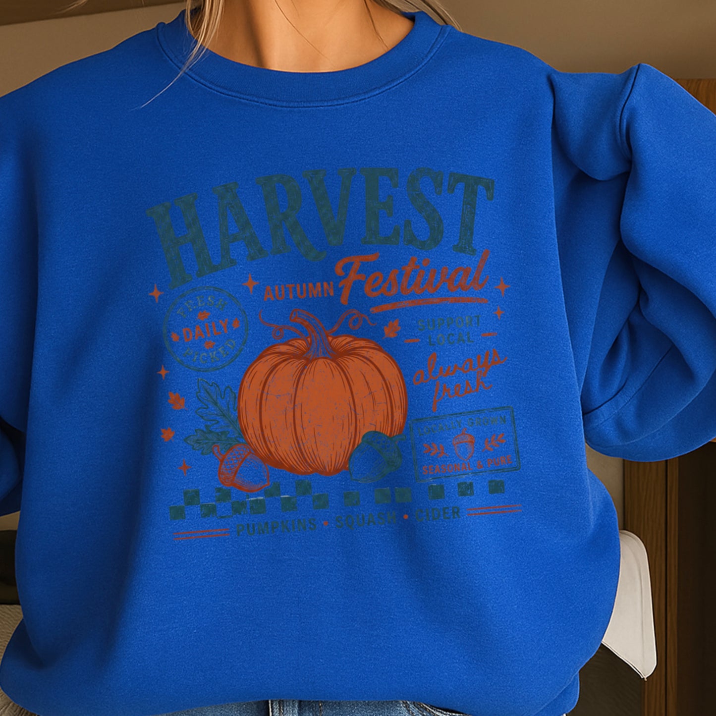 Harvest Festival Fall Crewneck Sweatshirt