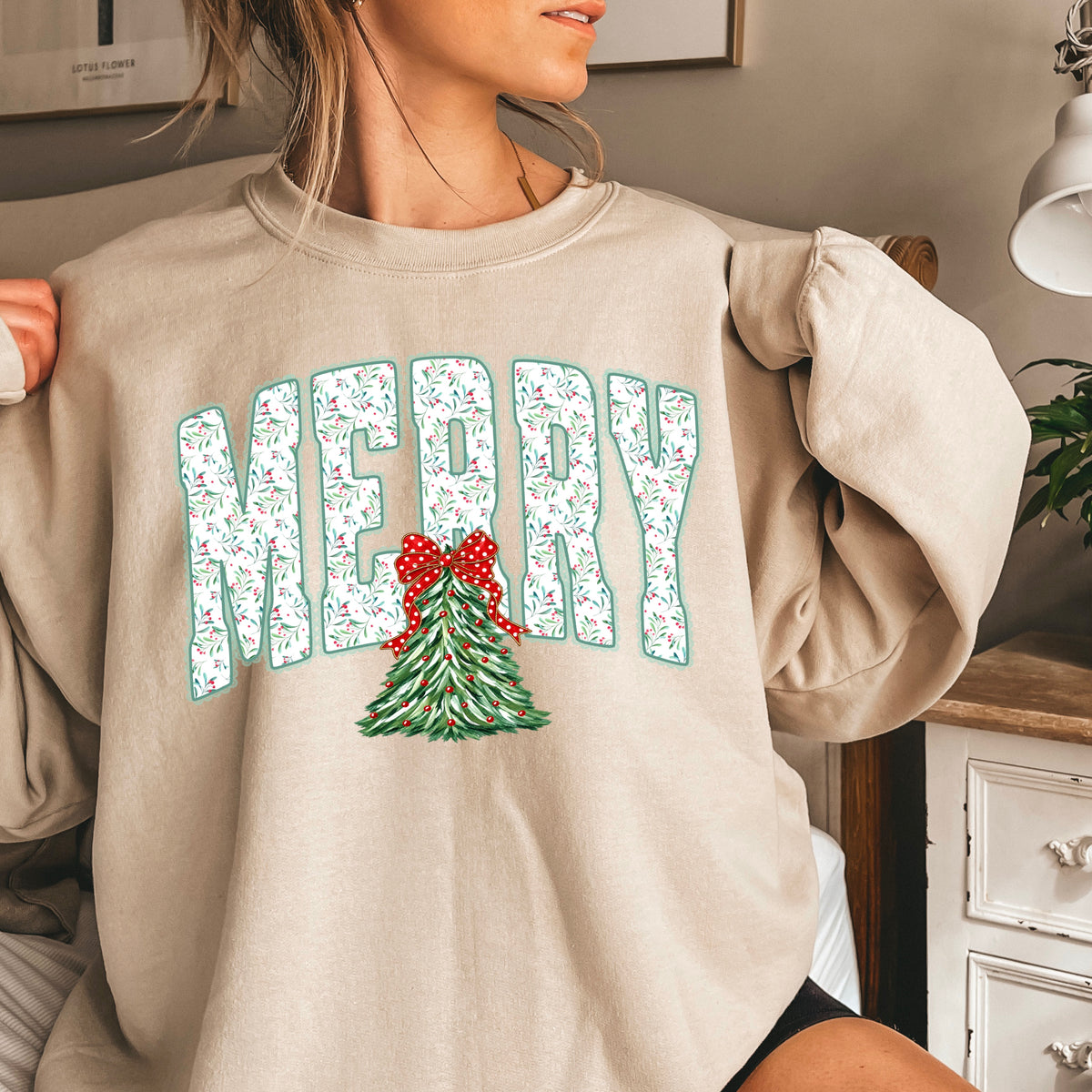 Merry Christmas Crewneck Sweatshirt