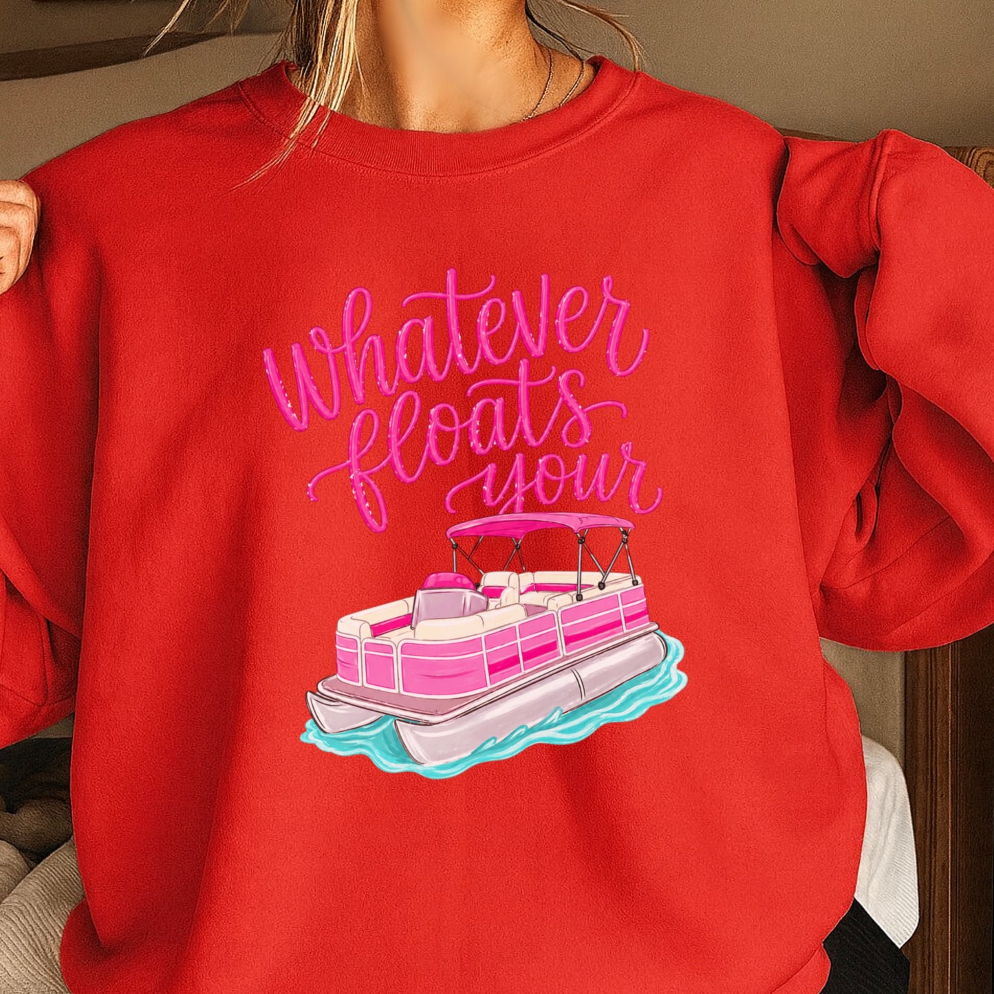 Whatever Floats Your Boat Crewneck Sweatshirt