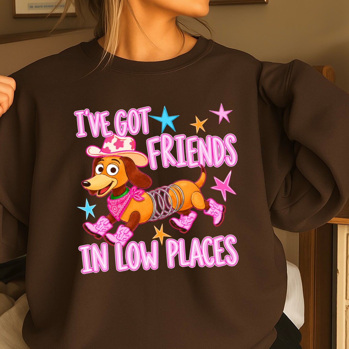 I’ve Got Friends In Low Places Toy Crewneck Sweatshirt