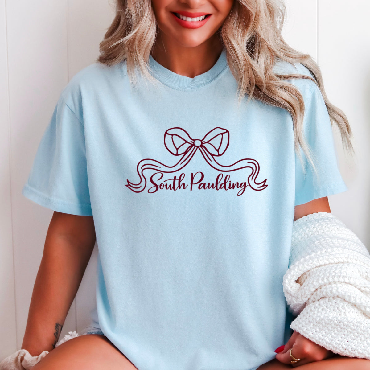 Spartans Coquette Bow Comfort Color Graphic Tee