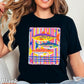 Preppy Fish Comfort Color Graphic Tee