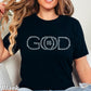 God Is Good Comfort Color Rhinestone Tee