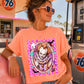 Horror Film Character Halloween Comfort Color Graphic Tee