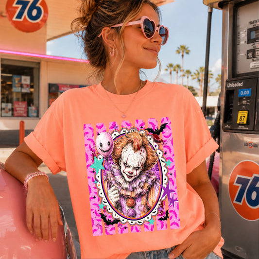 Horror Film Character Halloween Comfort Color Graphic Tee
