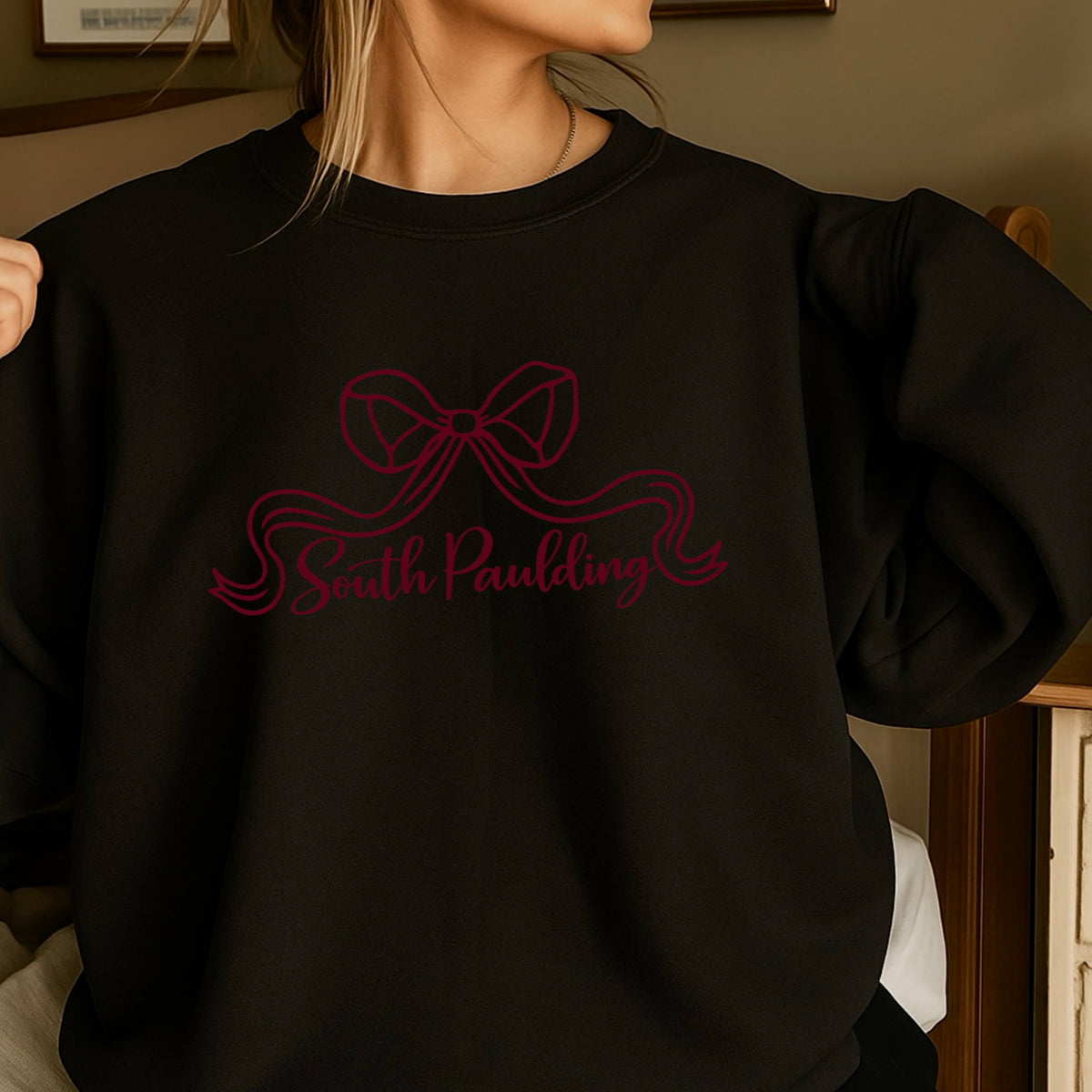 Spartans Coquette Bow Crewneck Sweatshirt
