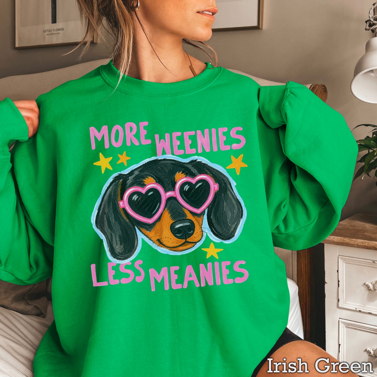 More Weenies Less Meanies Crewneck Sweatshirt