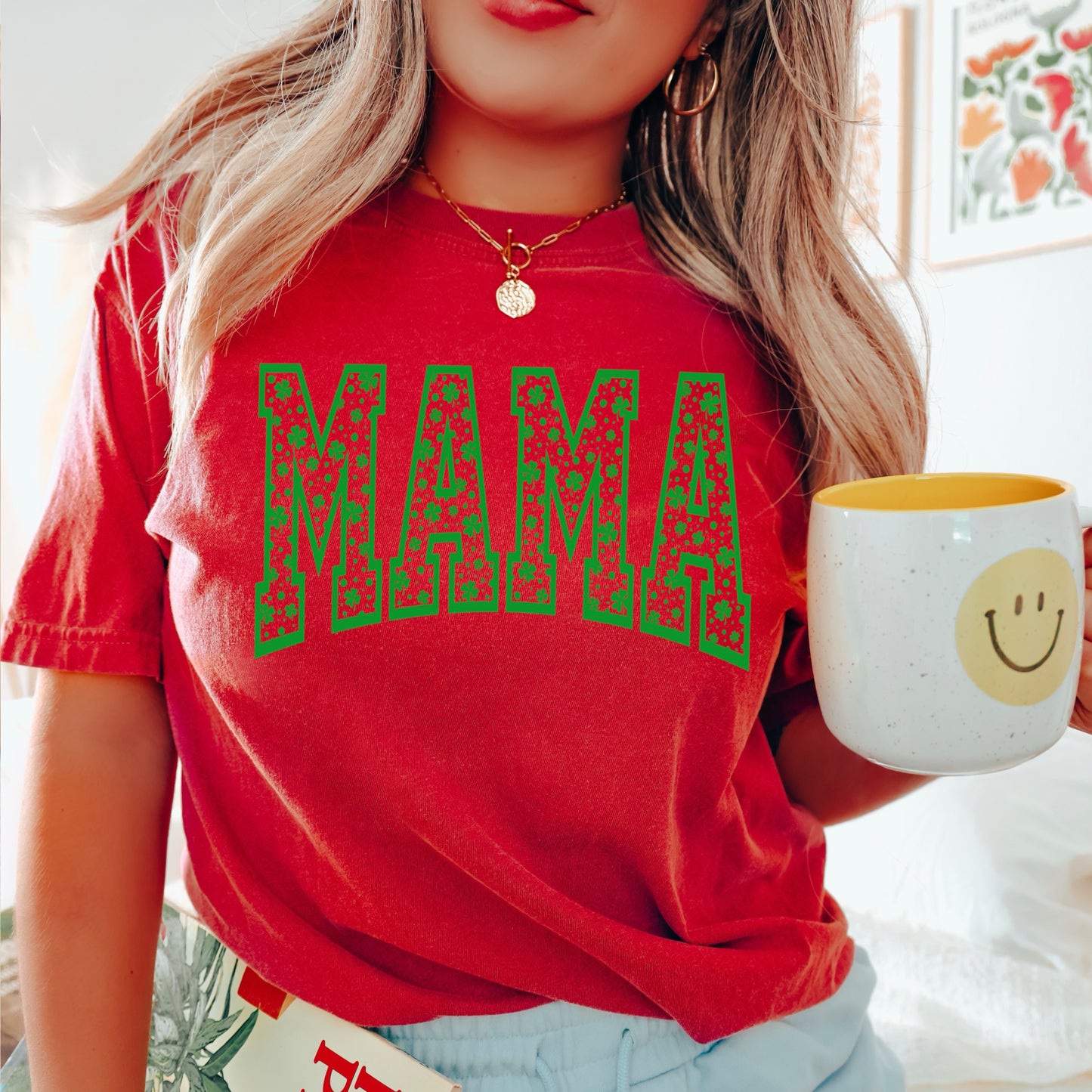 Mama St. Patrick’s Day Comfort Color Graphic Tee
