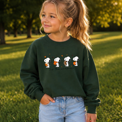 Tis The Season Fall Youth Crewneck Sweatshirt