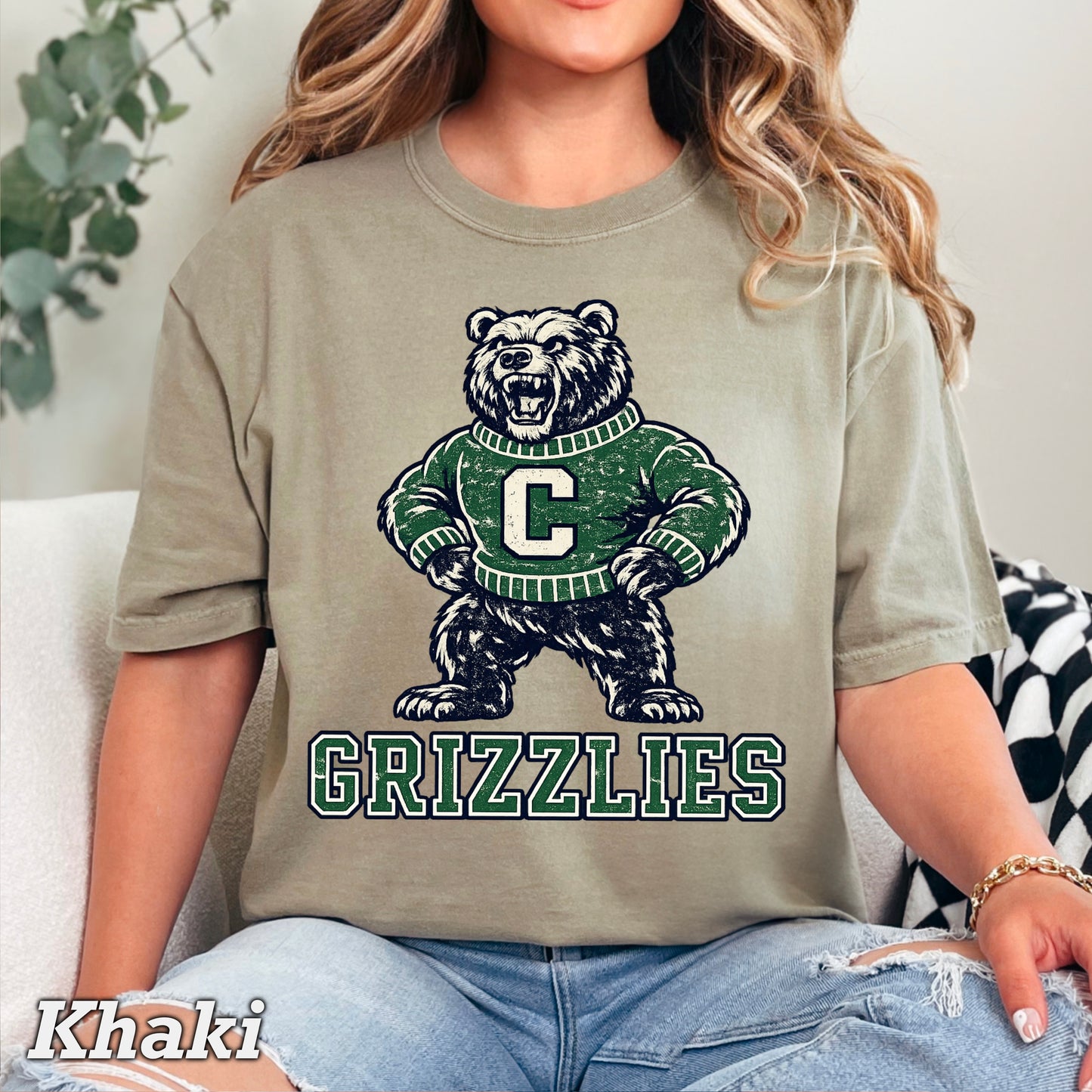 Grizzlies Comfort Color Graphic Tee