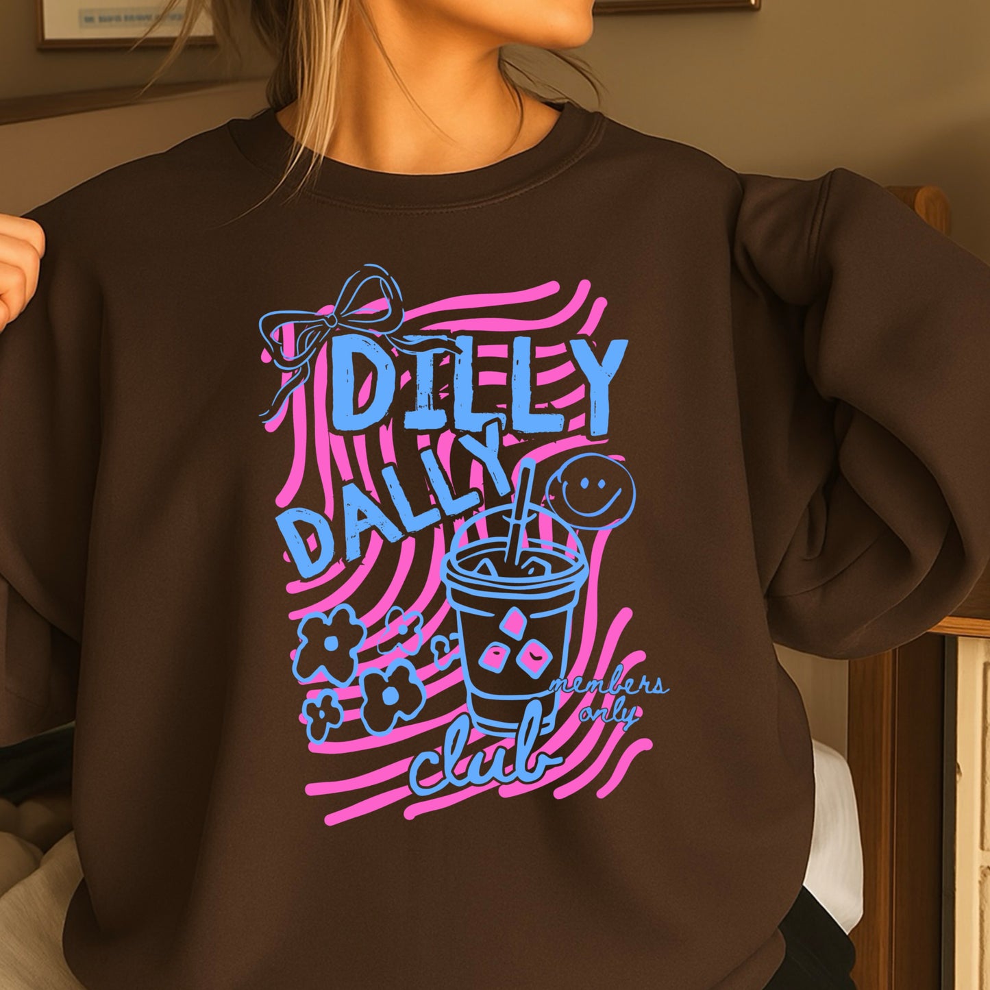 Dilly Dally Club Crewneck Sweatshirt