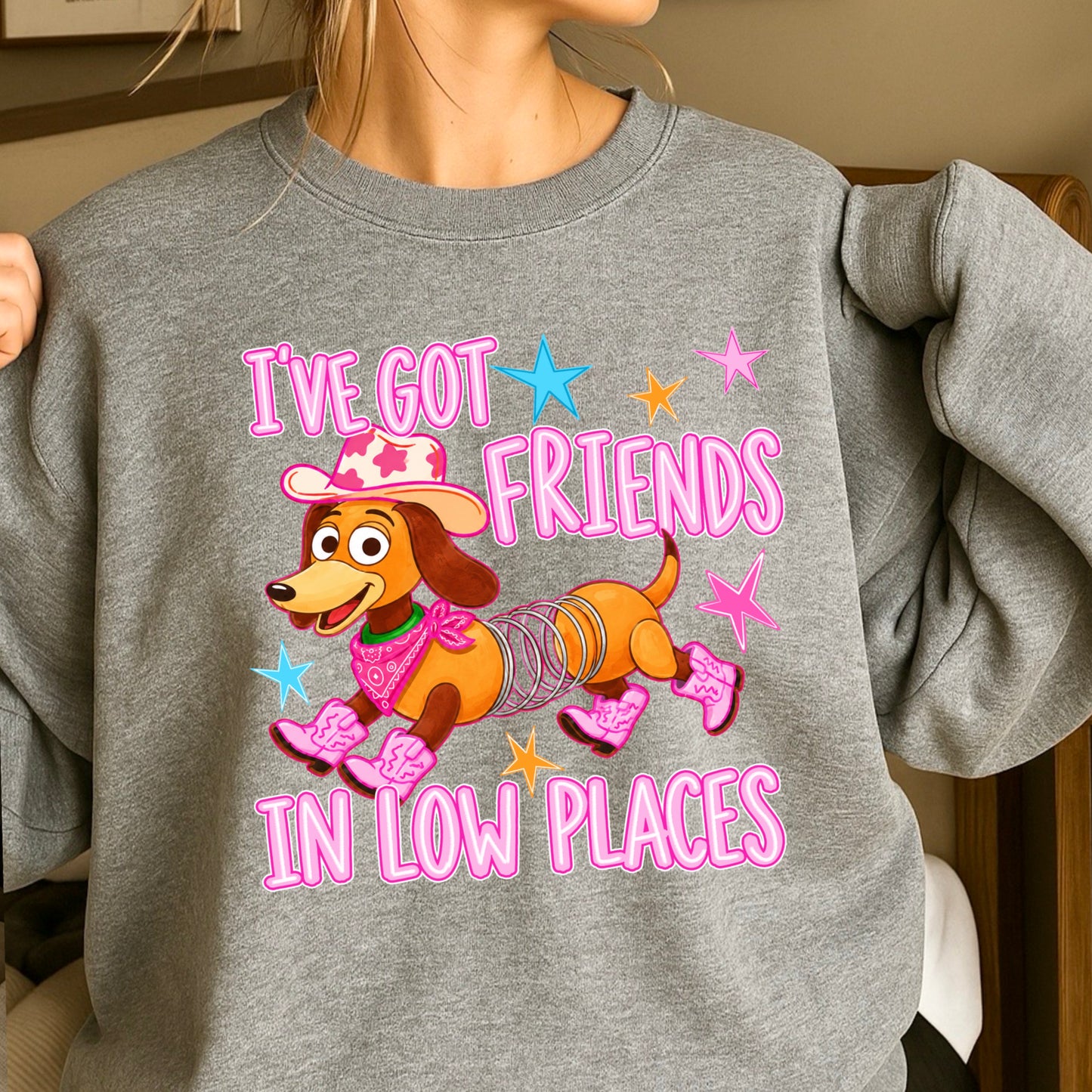 I’ve Got Friends In Low Places Toy Crewneck Sweatshirt