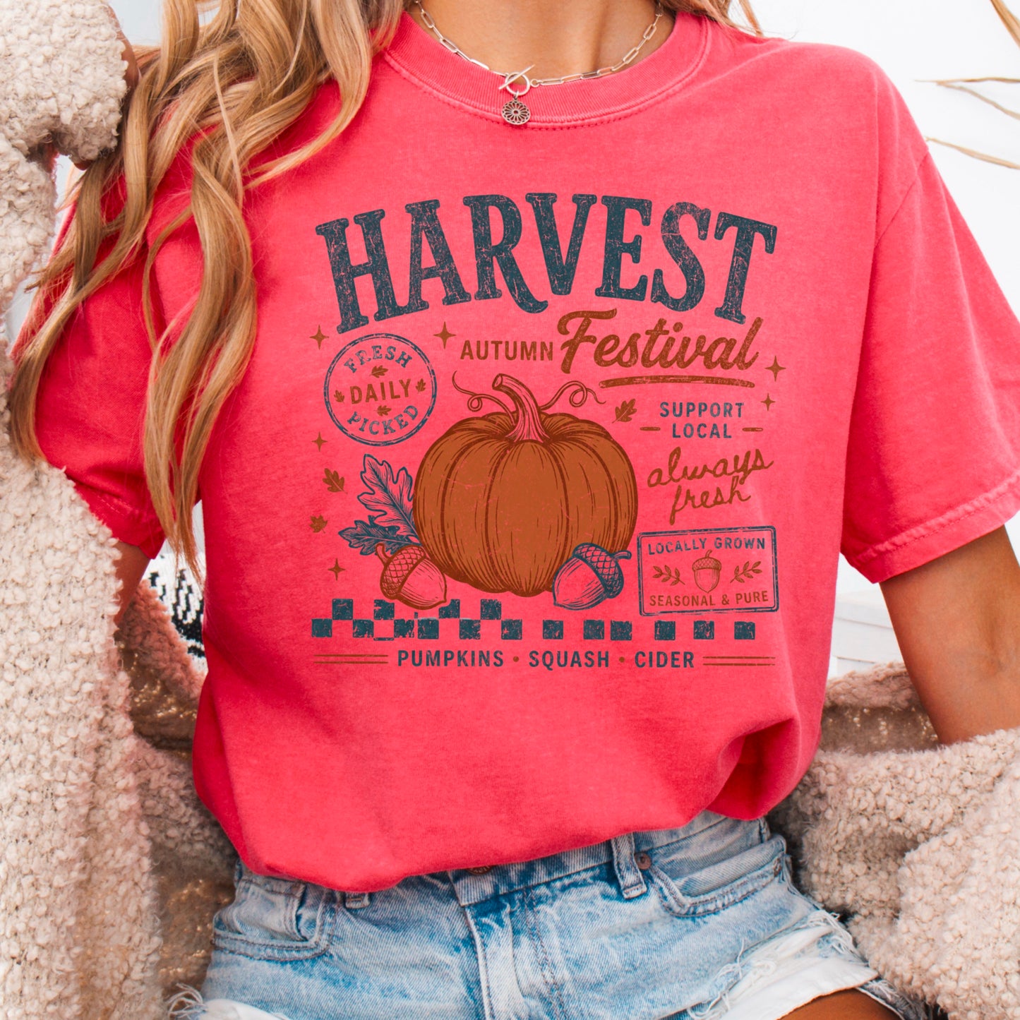Harvest Festival Comfort Color Graphic Tee
