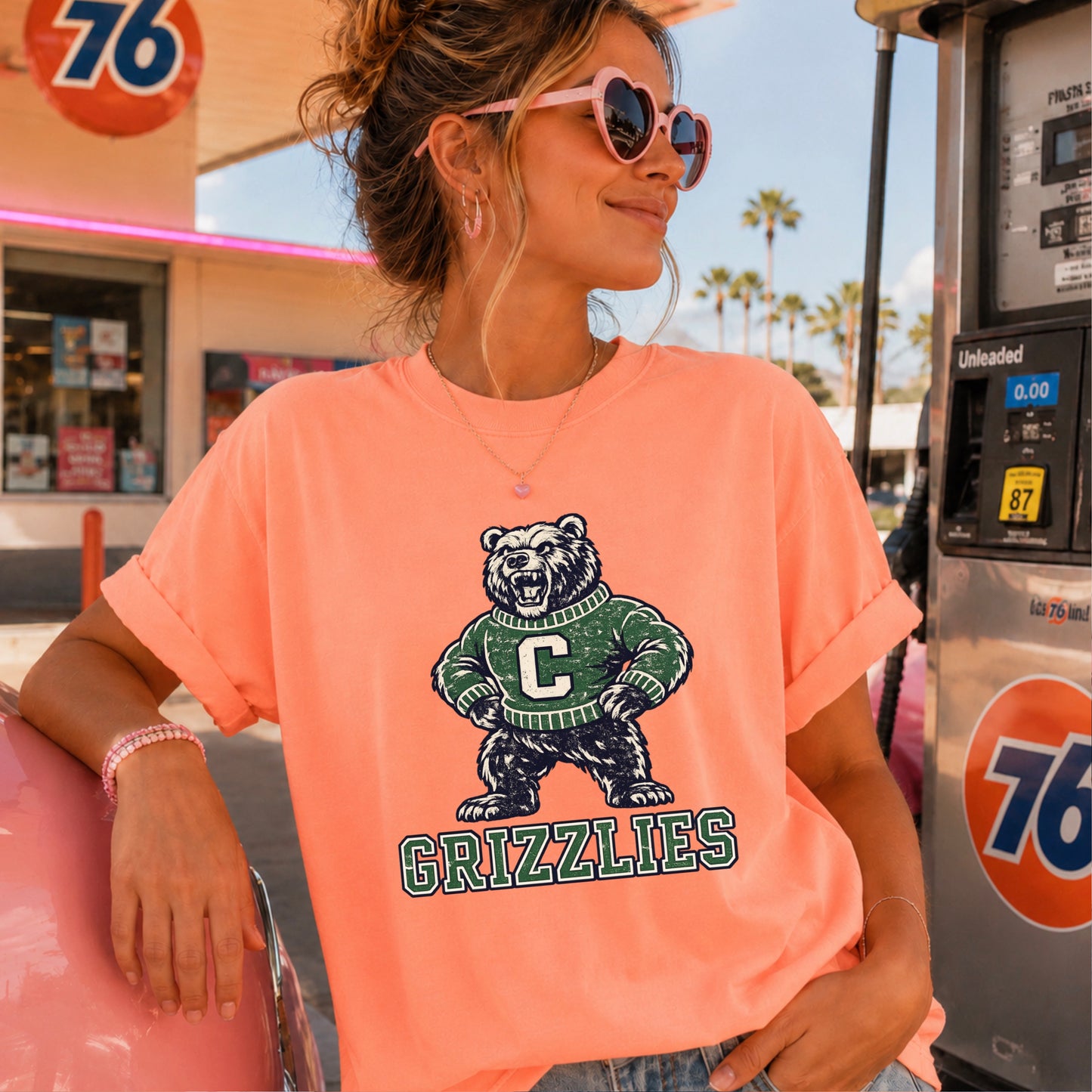 Grizzlies Comfort Color Graphic Tee