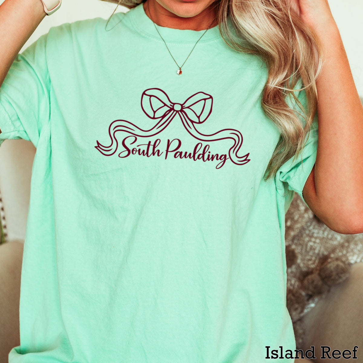 Spartans Coquette Bow Comfort Color Graphic Tee