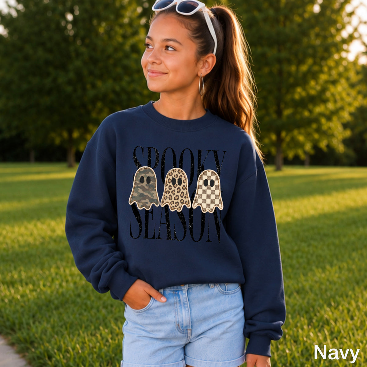 Spooky Season Youth Crewneck Sweatshirt