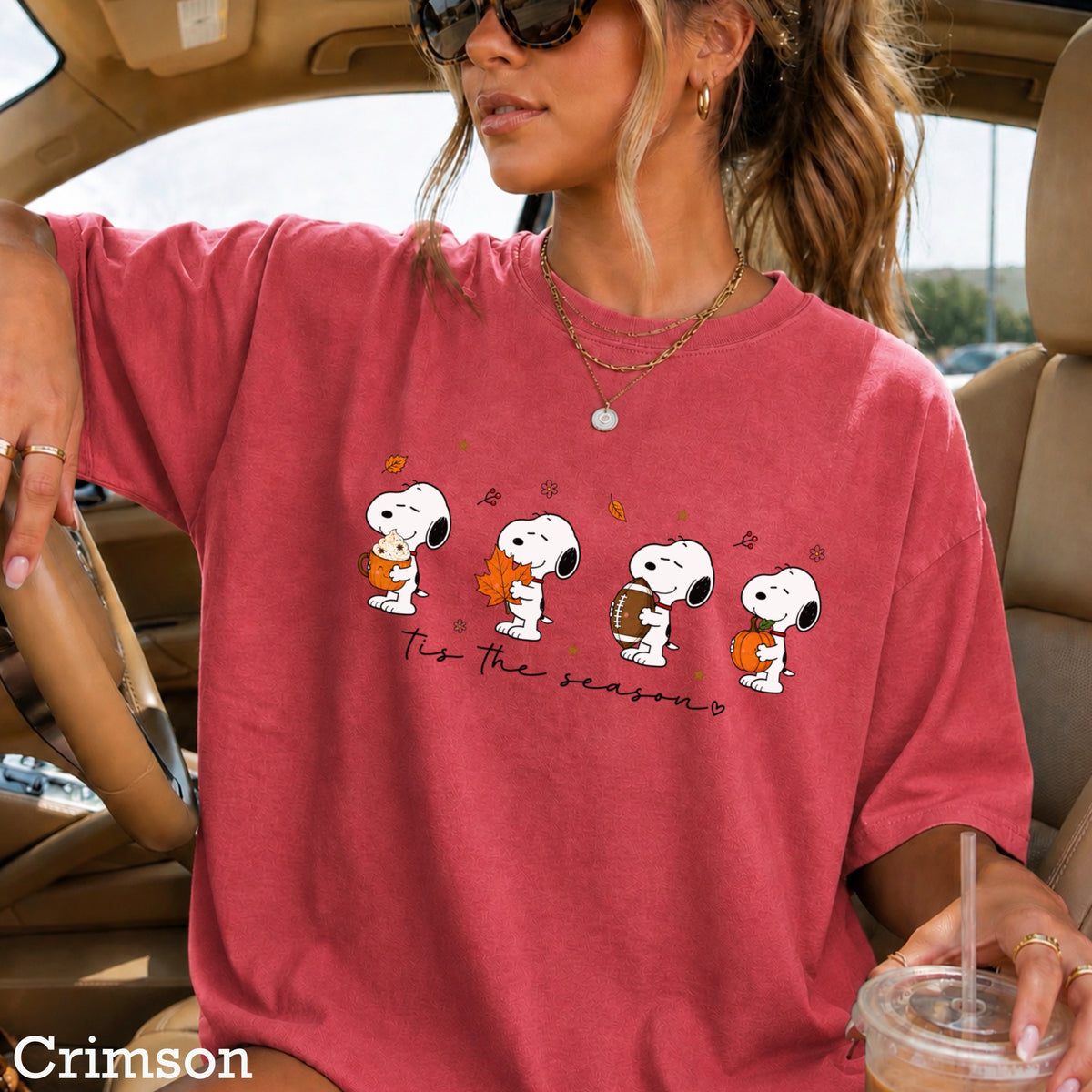 Tis The Season Fall Comfort Color Graphic Tee