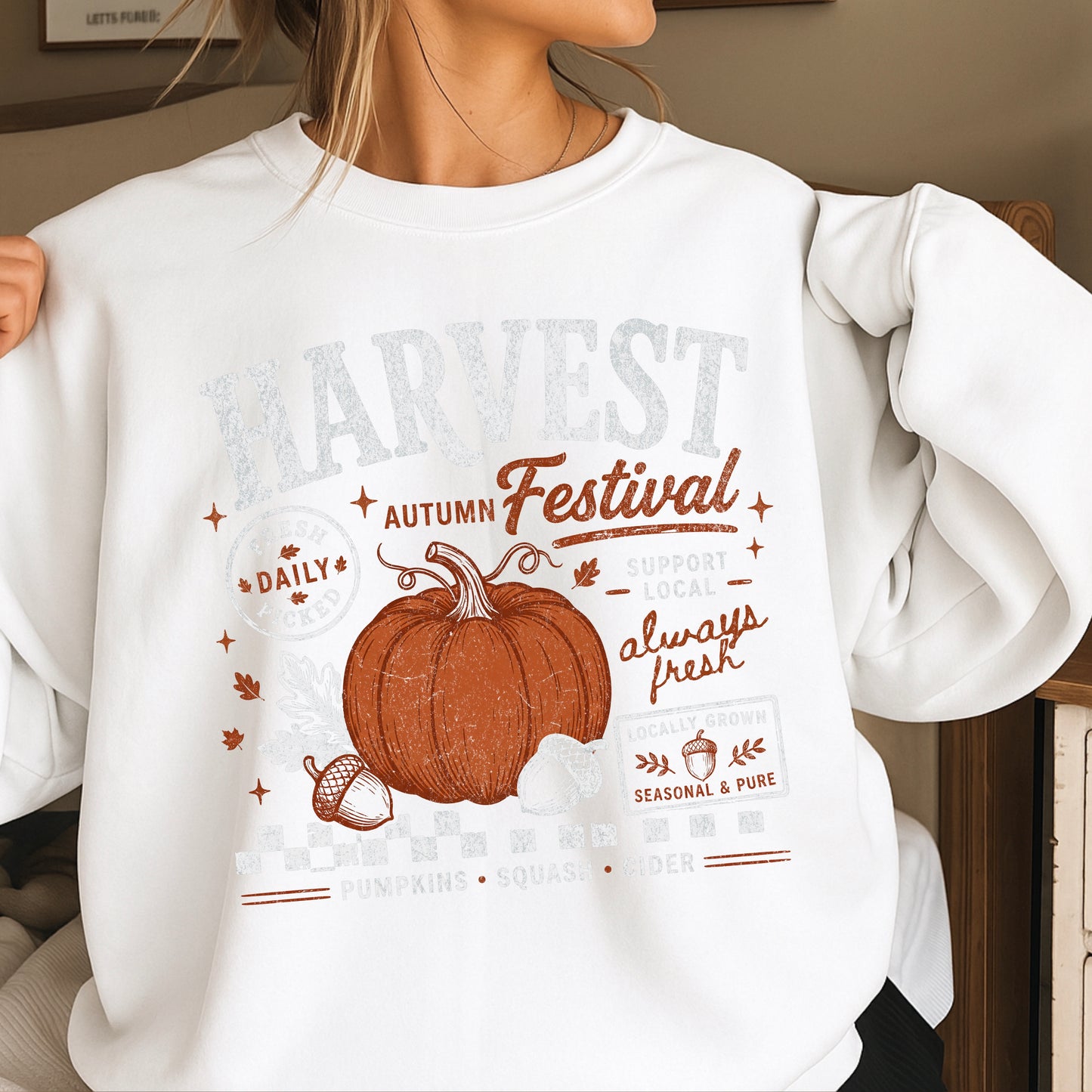 Harvest Festival Fall Crewneck Sweatshirt
